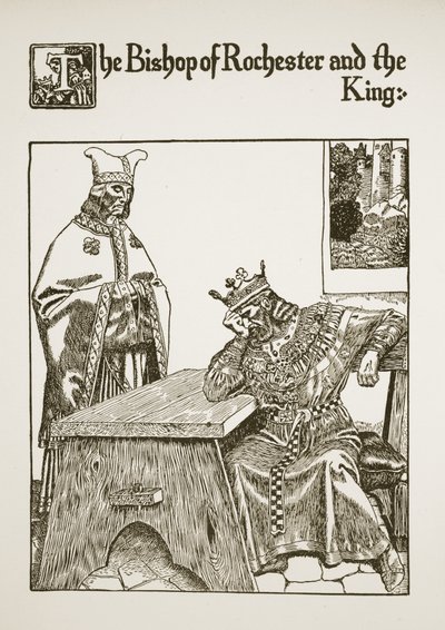 The Bishop of Rochester and the King, Illustration from 